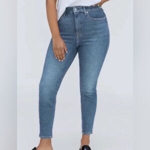 Everlane The Curvy High-Rise Skinny Jean in Light Blue Size 28